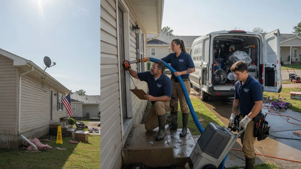 Ceiling Water Damage Restoration in Athens, LA near me